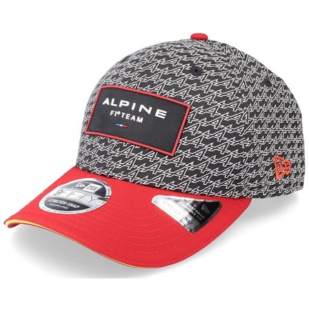 New Era - Negro adjustable Gorra - Alpine F1 Spain GP 9FIFTY Stretch Snap Black/Red Adjustable @ Hatstore