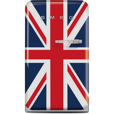 Smeg FAB10LDUJ5 vänsterhängt kylskåp 97 cm, union jack | Vitvaror > Kylskåp | Bagaren och Kocken