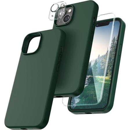 Gummibelagt stilfuldt cover 3in1 iPhone 11 - Grøn