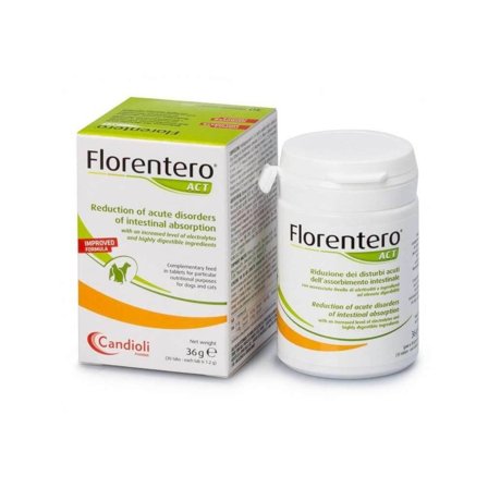 Florentero Act Compresse Supporto Intestinale Cani Gatti