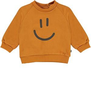 Molo Old Gold Disc GOTS Sweatshirt 98 cm - Jumpers and knitwear - 98 CM - Orange