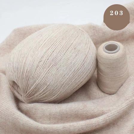 Mongoliskt kashmirgarnsats för handstickat hantverk Bolscarf Ull 50 Plus 20 G/lot 3