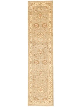Oriental Ziegler Fine Rug 88X365 Runner Orange/Beige Wool, Pakistan
