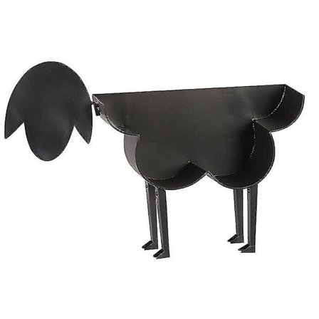 Svart Sau Dekorativ Toalettpapirholder Fristående