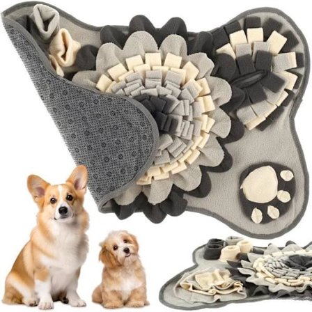 Snusematte - Treningsmatte - 64x43cm - Polyester - Sklisikker - Vaskbar