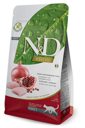 Farmina N&D Prime Pollo E Melograno Gatti Adulti Sacco 300g