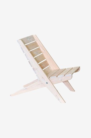 Hillerstorp - Stol Granny Double Pine Oiled - Hvid - Havelænestole - Fra Homeroom
