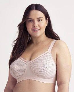 Kaarituettomat liivit Cotton Dots Lace-D80-Miss Mary