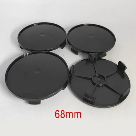 4 stk. Bil Blank Hjulnav Senterkopper 56mm 60mm 65mm 68mm Felgdeksel Uten Logo Merke Universal Eksteriør Styling Tilbehør
