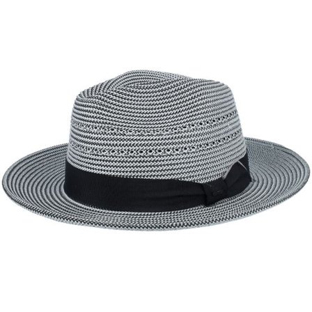 Bailey - Svart straw Hatt - Eli Black Straw Hat @ Hatstore
