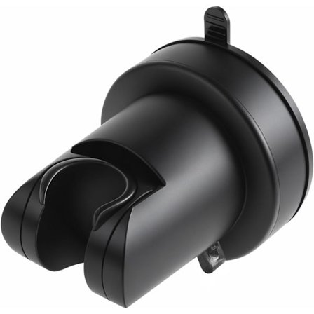 Universell Justerbar Dusjhodeholder med Sugekopp Avtakbart Håndholdt Dusjfeste ABS Plast Svart For Baderom