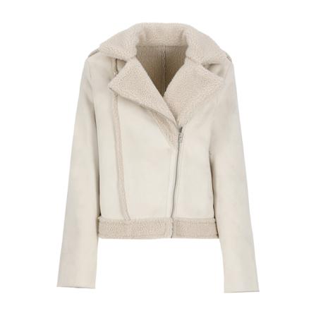 Betta Corradi, Faux Fur & Shearling Jackets Beige, Dames, Maat:S