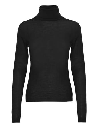 Sweater Milo Høyhalset Pologenser Svart Lindex*Betinget Tilbud
