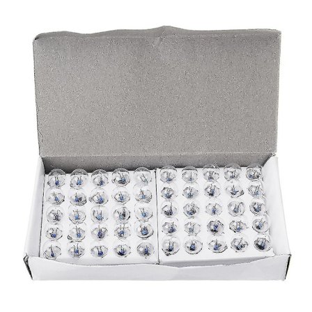 50 stk/boks 2,5V Miniatyr Mini Lyspære Lampe Skruepære Fysisk Eksperimentmodell Student Undervisning