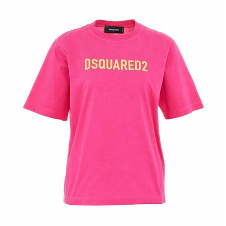 Dsquared2 T-shirt With Logo rosa, Dam, Dam, Storlek: M