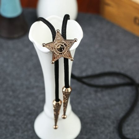 Bolo Tie Läder Halsband Western Halsband Kostym Accessorie