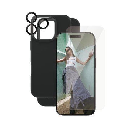 PanzerGlass CARE by Fashion 3-in-1 Bundle iPhone 16 6.3Inch Pro