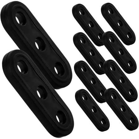 100 stk. Justerbare teltstrammere Kraftig plast for festing og stramming av teltliner