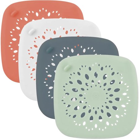 Silikone si til hår, 4 stk. silikone si til vask, afløb P[CO]