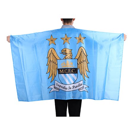 Hot VM-fan lag cap flagg skjerf (Manchester City)