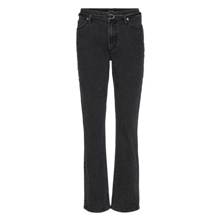 IVY Copenhagen IVY-Freja Riem jeans Rigid black , Zwart , Dames , Maat: W31