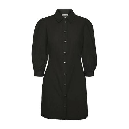 Noisy May, Nmloone 3/4 shirt jurk Zwart, Dames, Maat:L
