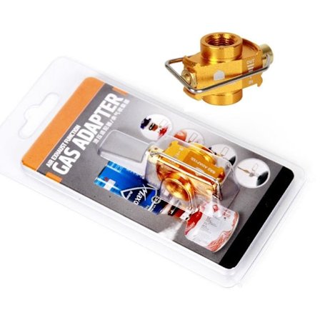 Camping Gas Saver Plus Gas Konverter Skifter Genopfyldning Flad Tank C{ad}