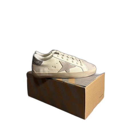 Golden Goose Superstar sneakers vit/silver