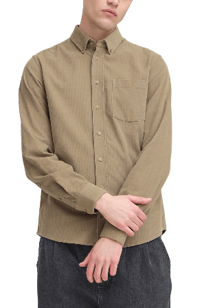 Casual Friday Cfanto Baby Cord Shirt Skjortor Herr Beige XL