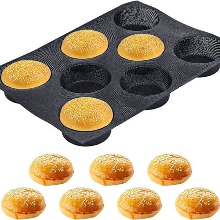 Hamburger bageform netbrødform til bagning