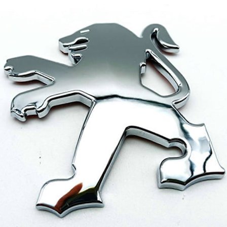 Auton tunnusmerkki Peugeot Traveller Standard -malliin, tunnusmerkkitarra konepellin eteen ja taakse sekä tavaratilan 3D-tarra, hopea2 normaali hopea 