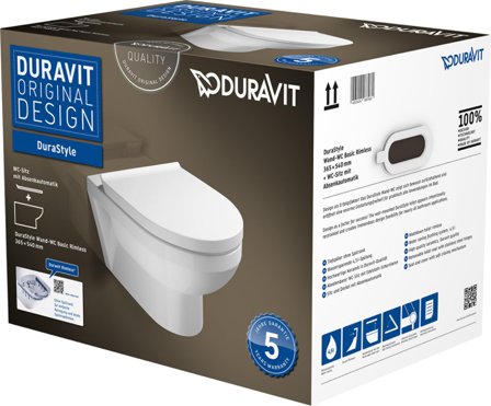 Duravit Durastyle WC-skål med mykt sete, Baderom