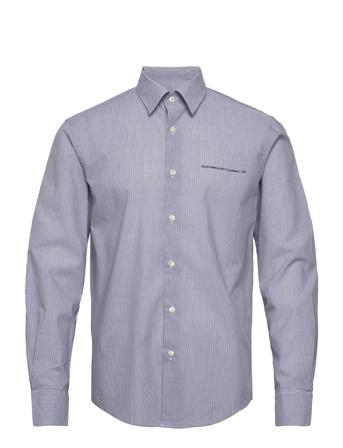 Fine Pop Skin Shirt Blue Mads Nørgaard