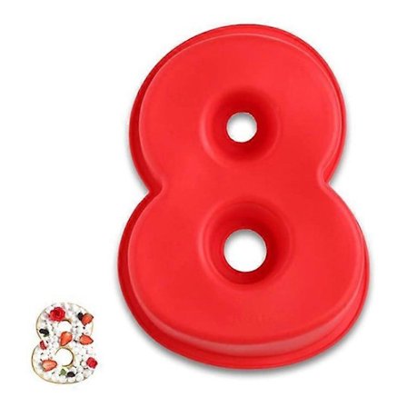 0-9 Tal Silikone Fødselsdags Jubilæums Kage Bageform