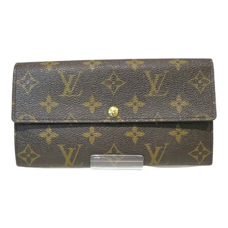 Louis Vuitton Vintage, pre-owned Wallet Zippy Bruin, Dames, Maat:ONE Size,Canvas