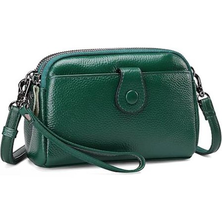 [LLC] Crossbody-laukut naisille, aitoa nahkaa pieni k?silaukku vetoketjulla