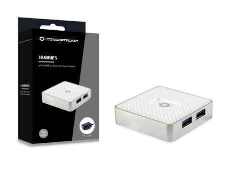 CONCEPTRONIC HUBBIES03W - hub - 4 porter