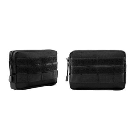 Menn kvinner Fanny Pack Midjeveske Army Fan Accessory Kit Camouflage Tactics Bum Men Belte Black Below 1 liter