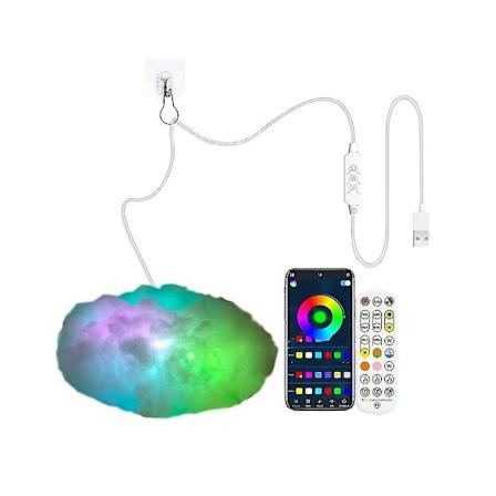 3D Stort Moln Regnlampa Led Molnlampa Rgb Med Ic-fjärrkontroll Och Appkontroll De Coolaste Dekorationerna För