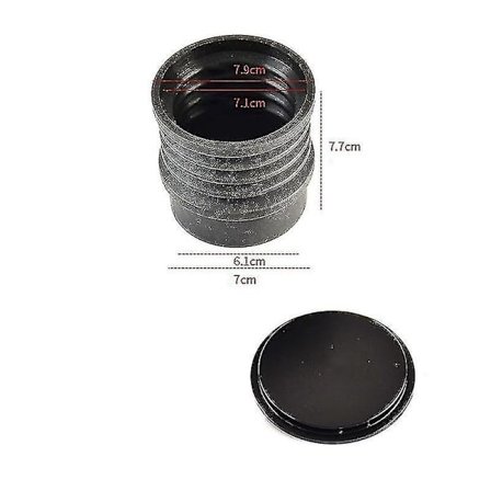 Kvarn Tryck och blås för att rensa upp det återstående pulvret från Th DXGHC