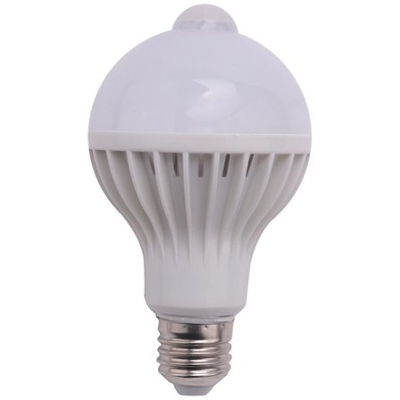 E27 LED Pære Lys Bevægelsessensor Lys LED PIR Bevægelsessensor Lampe Globe Pære Lys Lampe, 9w