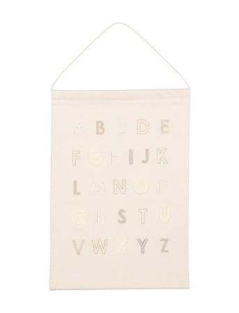 Abc Poster Eng Home Kids Decor Posters & Frames Posters Cream MarMar Copenhagen