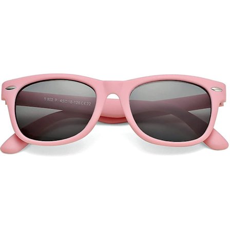 Polariserede solbriller til børn i alderen 2-9 år, Tpee fleksibel gummibrille med 100% UV-blokerende linse