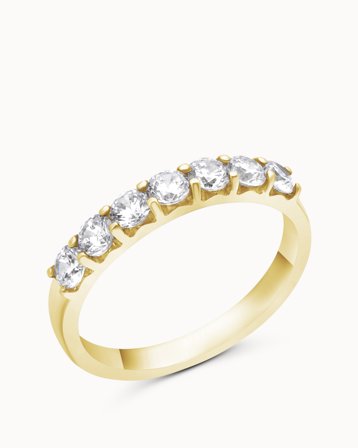 Sjustensring Eleonora 18K Gulguld - Förlovningsringar & Vigselringar hos Vanbruun