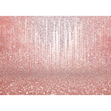 7x5ft Rosa Bokeh Bakgrund (ej Glitter) Rosa Söt Sexton 16:e 18:e 21:a 30:e Flickor Kvinnor Födelsedagsfest Bakgrund Bröllop Fotografering Baby Shower 