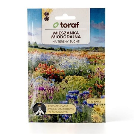 Frö till vildblommor Mix för torra områden – Nektarrika blommor för bin och fjärilar