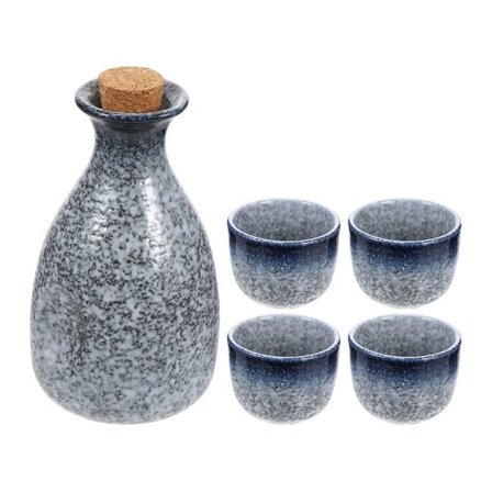 Keramik Sake Kopper og Kande Sæt Sake Glas Sake Sæt Sake Sæt Saki Kop Assorteret Farve 8X8X14CM