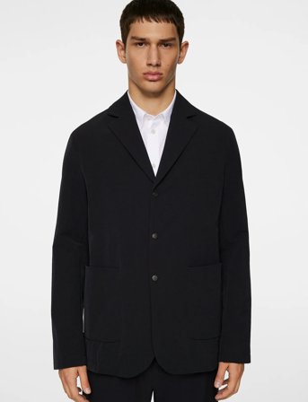 J. Lindeberg Barry Wr Tech Blazer - Navy - XL