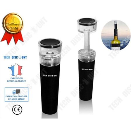 Vinpropp - TD - Pumpar och proppar - Livsmedelssilikon - Svart - 26g