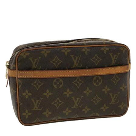 Louis Vuitton Vintage, Pre-owned Bag Bruin, Dames, Maat:ONE Size,leer